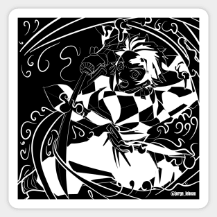 Tanjirou Kamado from kimetsu no yaiba Sticker